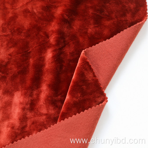 100 Polyester Customized Color Super Soft Handfeeling Stretchy Warp Micro Fleece Fabric For Coat Sofa Cover